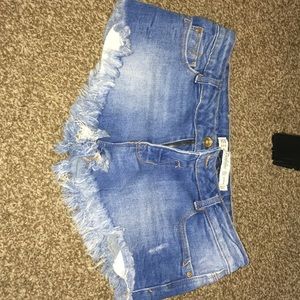 Jean shorts